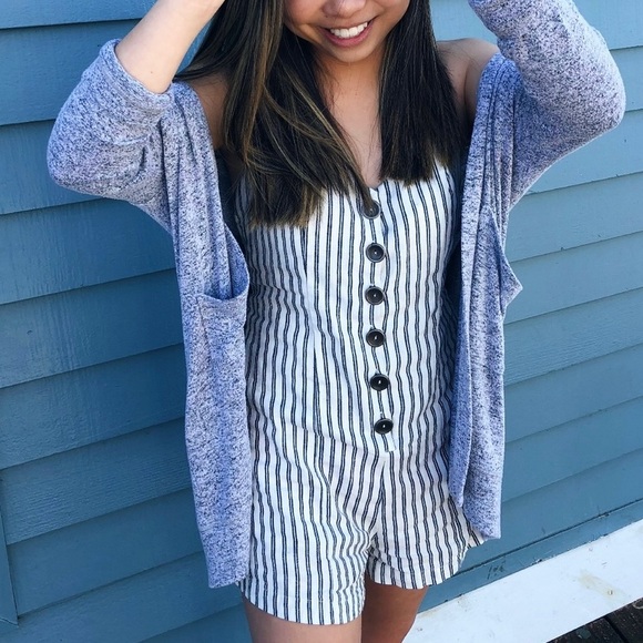 Heather Gray Cardigan - Picture 1 of 3